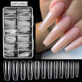 Press on Nail Art False Nails Fake Nails Coffin Gel Nails Extension System Full Cover Short Nail Soft Gel Tips Accessories Tool