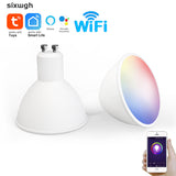 Led Light Source RGBCCT 5W Smart Small Spotlight GU10 Voice Control