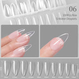 Press on Nail Art False Nails Fake Nails Coffin Gel Nails Extension System Full Cover Short Nail Soft Gel Tips Accessories Tool
