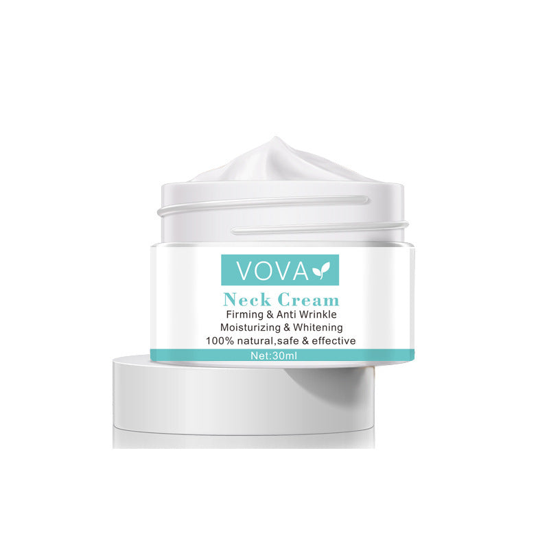 Vova Neck Cream jar on a white background