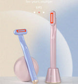 Two electronic devices, one blue and one pink, on a gradient background with text 'Ten years younger' and 'EMS'.