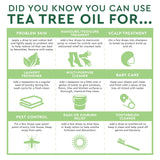 Thoroughly Clean Face Wash with Tea Tree Oil, Castile Soap and Coconut Oil - Organic Facial Cleanser for Sensitive and Oily Skin, Vegan & Cruelty-Free, 32 Fl Oz