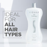 Silk Therapy Original, Reconstructing Treatment for Adding Shine & Helping Prevent Split Ends, Sulfate, Paraben, & Cruelty-Free, 34 Oz