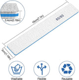 Nail File for Acrylic Nails 12Pcs, 80/80 Grit Files Emery Boards, Jumbo Washable Thick Professional Square Nail File Manicure Tools for Nail Tech