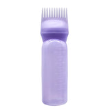 3 Color Salon Hair Oil Applicator Bottle Professional Hairdressing Dyeing Comb Bottles Barbershop Hairdresser Coloring Supplies