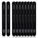 Nail File 100 180 Grit Emery Boards for Nails 10Pcs Black Nail Files Professional Washable Doubled Sides Nail File Kit for Natural Acrylic Nails Coarse for DIY Salon Use