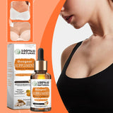 The image features a box and bottle of Googear Papaya Supplement, with a smiling woman wearing a white bra. The packaging is predominantly orange and white with an image of papaya fruit and leaves.