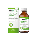 A bottle and packaging box of 'DocTeat Daily Multi Mineral', a dietary supplement.