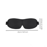 3D Contoured Sleep Mask 100% Light Blocking Eye Mask Ultra-Soft Skin-Friendly Material Breathable Eye Cover for Rest Travel Yoga