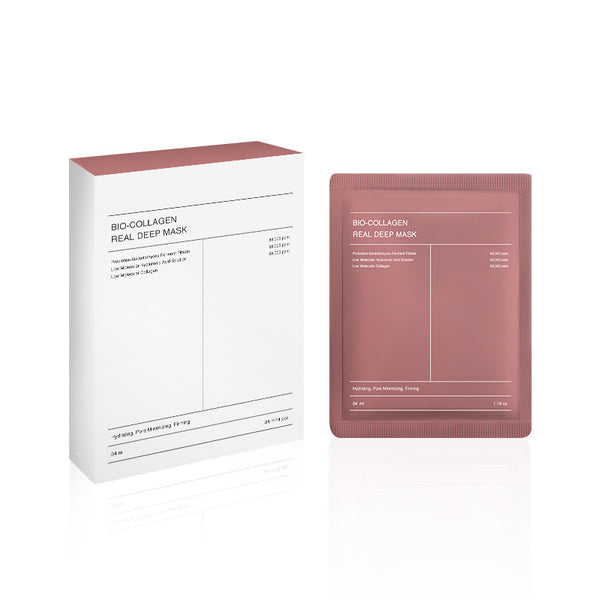 Bio-Collagen Real Deep Mask packaging on a white background